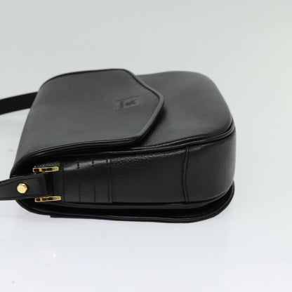Burberry Nova Check Black Leather Shoulder Bag ( )