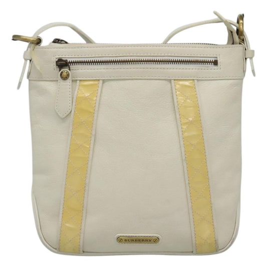 Burberry - Beige Leather Shoulder Bag ( )