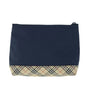 Burberry Brand Blue Clutch Bag