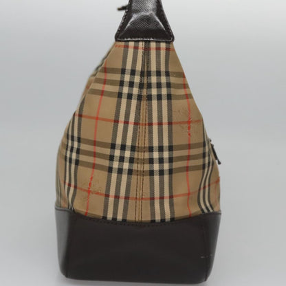Burberry Nova Check Beige Canvas Shoulder Bag ( )