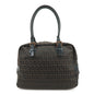 FENDI Zucchino Canvas Leather Hand Bag Boston Bag Brown 8BN005 Rovelle Bags