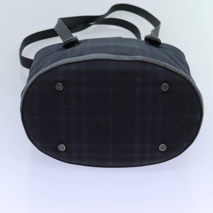 Burberry Nova Brand Canvas Blue Shoulder Bag