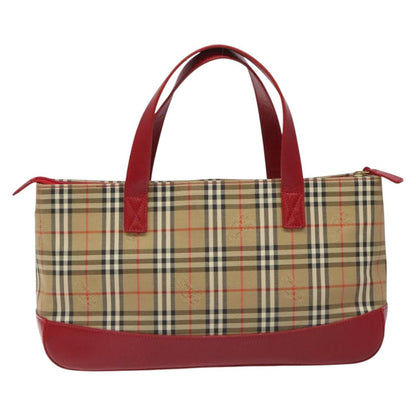 Burberry Nova Check Beige Canvas Handbag ( )