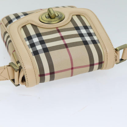 Burberry Nova Brand Canvas Red Shoulder Bag