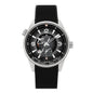 Stainless Steel Rubber 42mm Polaris Automatic Watch Grey Q9078640