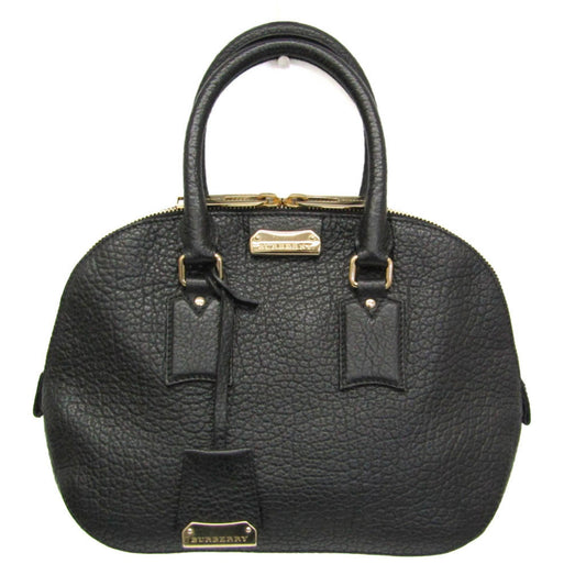 Burberry Black Leather Handbag ( )