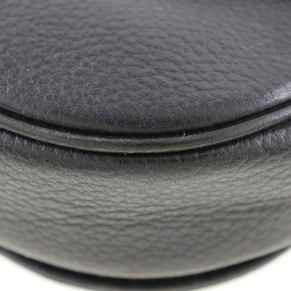 Burberry Black Leather Shoulder Bag ( )