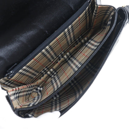Burberry Brand Leather Black Shoulder Bag Style 5