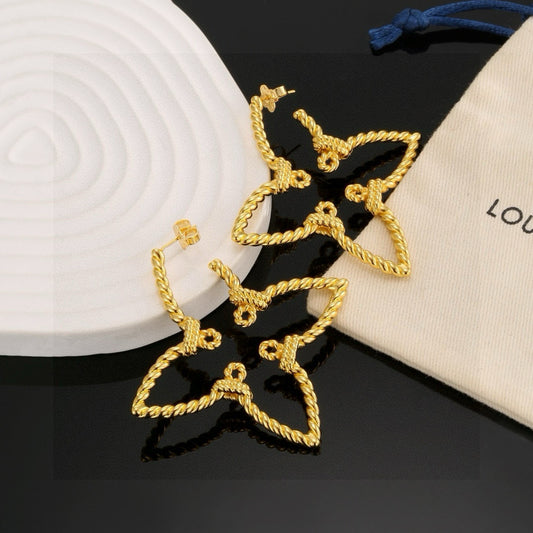 High-Quality Four-Leaf Clover Earrings