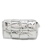 Bottega Veneta Cassette Waist Bag Silver Polyurethane