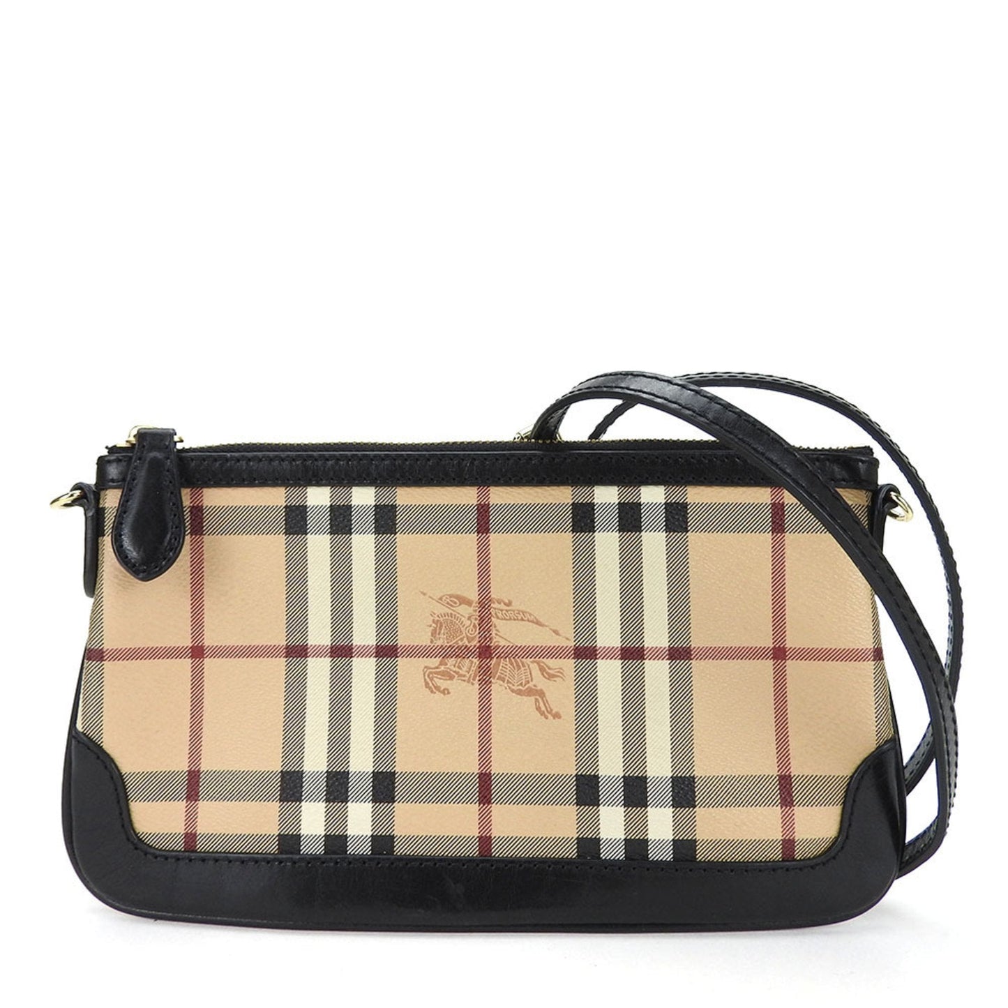 Burberry Nova Brand Canvas White Shoulder Bag Style 38