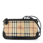 Burberry Nova Brand Canvas White Shoulder Bag Style 38