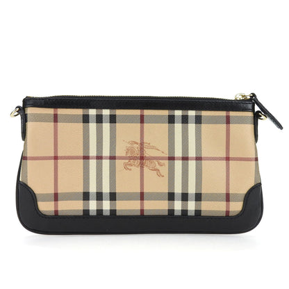 Burberry Nova Brand Canvas White Shoulder Bag Style 38