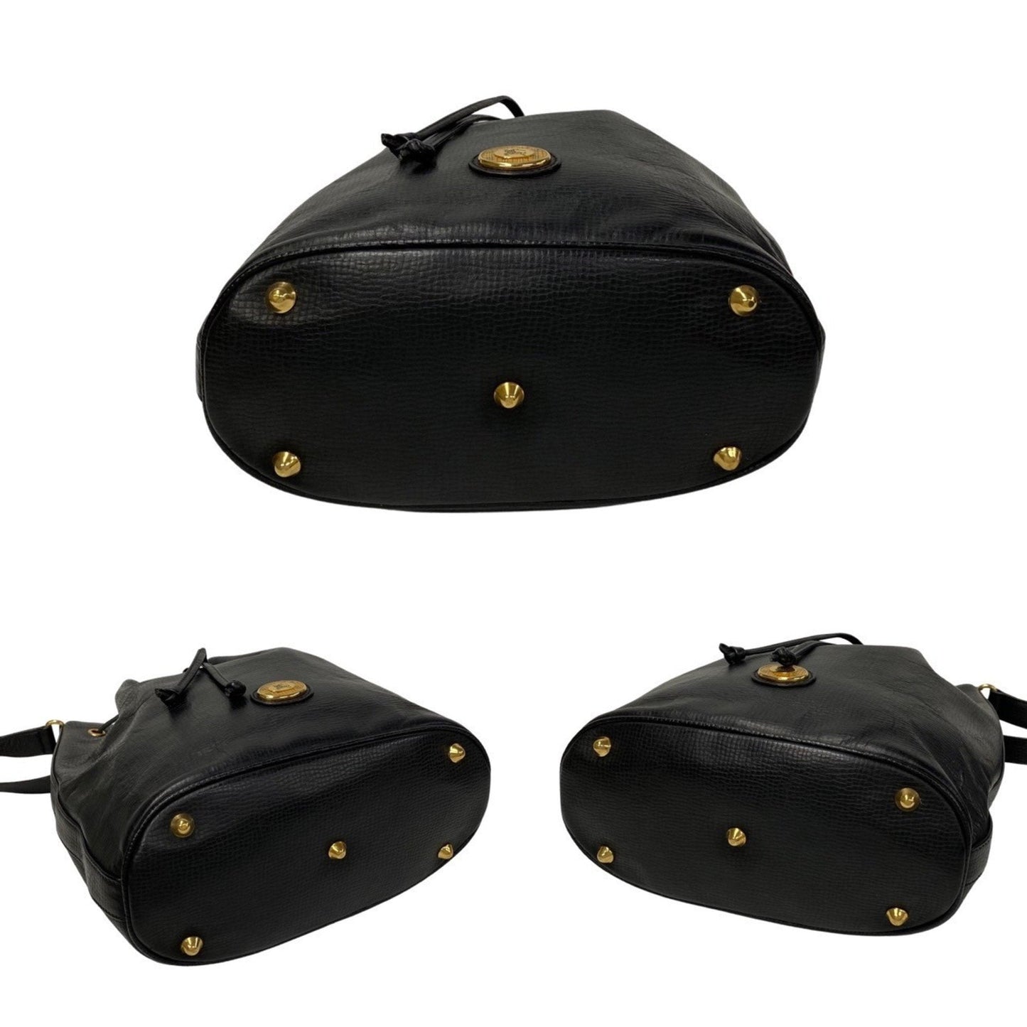 Burberry Nova Brand Leather Black Shoulder Bag