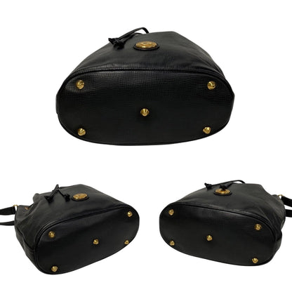 Burberry Nova Brand Leather Black Shoulder Bag