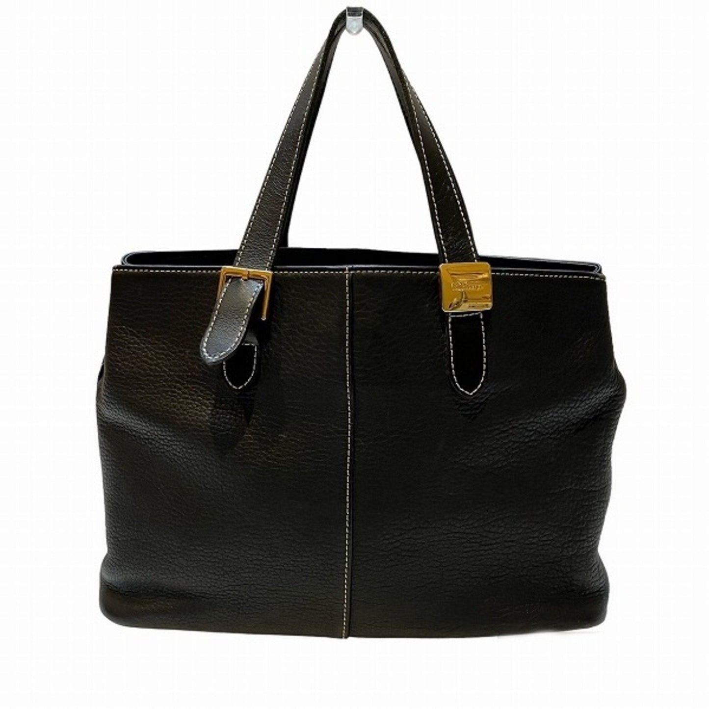 Burberry Brand Leather Black Shoulder Bag Style 12