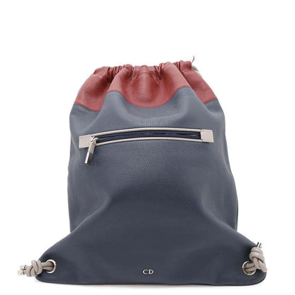 Dior Dior Homme Backpack Navy/Red Leather Rovelle Bags