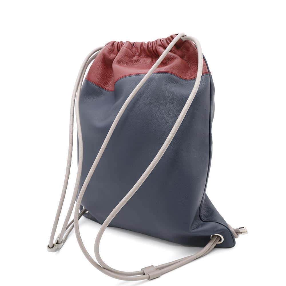 Dior Dior Homme Backpack Navy/Red Leather Rovelle Bags
