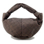 Bottega Veneta Double knot Brown Nylon Size Mini