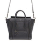 CELINE Luggage shopper Black189243DRU.38NO Drummed Calf Leather Size Nano