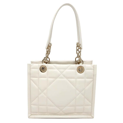 Dior Archi Cannage Essential Tote Bag Ivory Leather Rovelle Bags