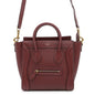 CELINE Luggage shopper Bordeaux189243 Leather Size Nano
