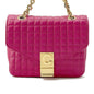CELINE C-C ChainShoulder Bag Pink188403 Leather Size Small