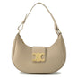 CELINE AVA One Shoulder Bag Beige Leather Size Medium