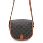 CELINE Triomphe Falco Shoulder Bag Tan191502BZJ.04LU PVC Leather Size Medium