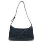 CELINE Cuir Triomphe One Shoulder Bag Black198153DU3.38NO Leather