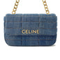 CELINE ChainShoulder Bag Blue11127 2ETN 07DD Denim