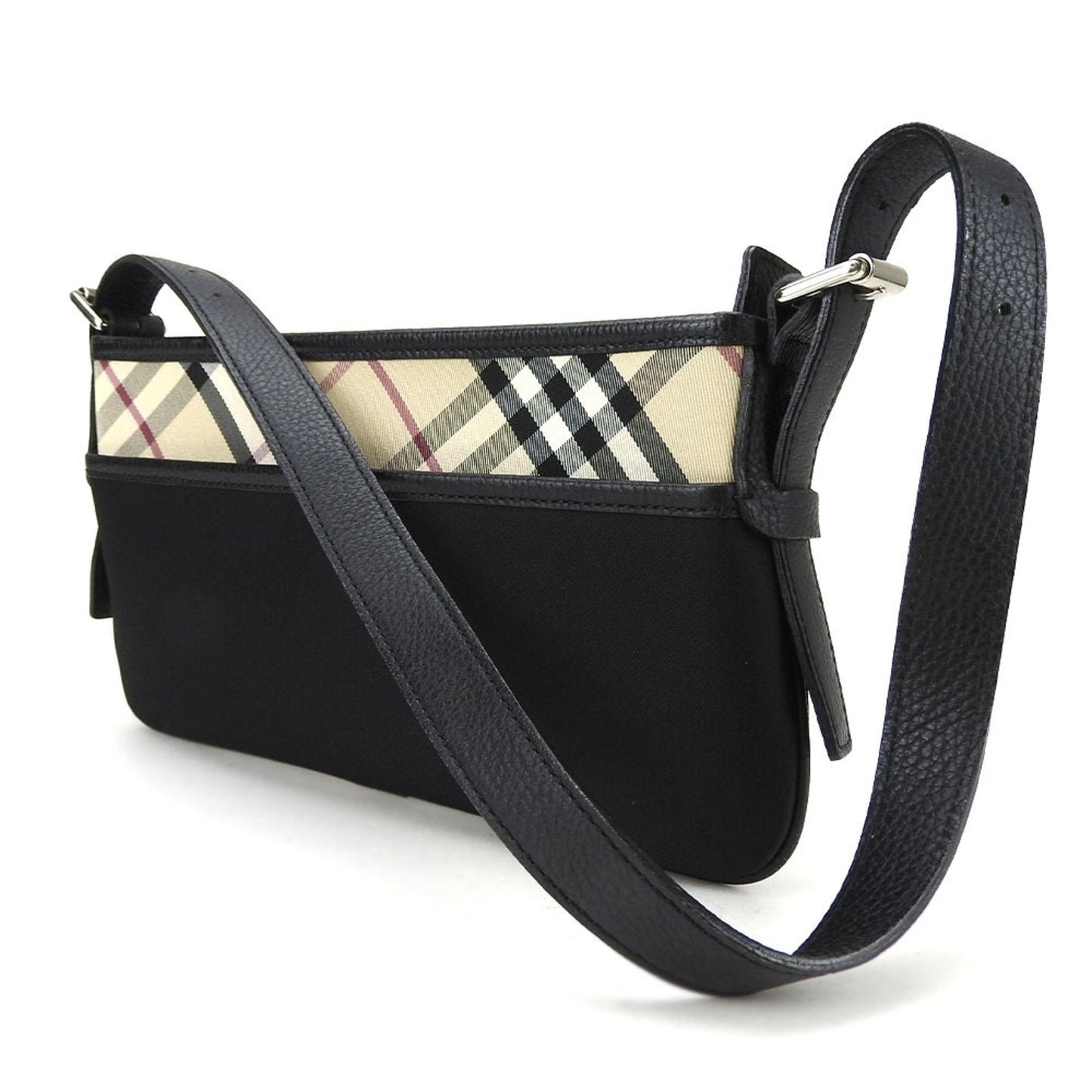 Burberry Nova Brand Canvas Black Shoulder Bag Style 4