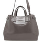 BURBERRY Soft Banner 2WAYBag Gray Leather