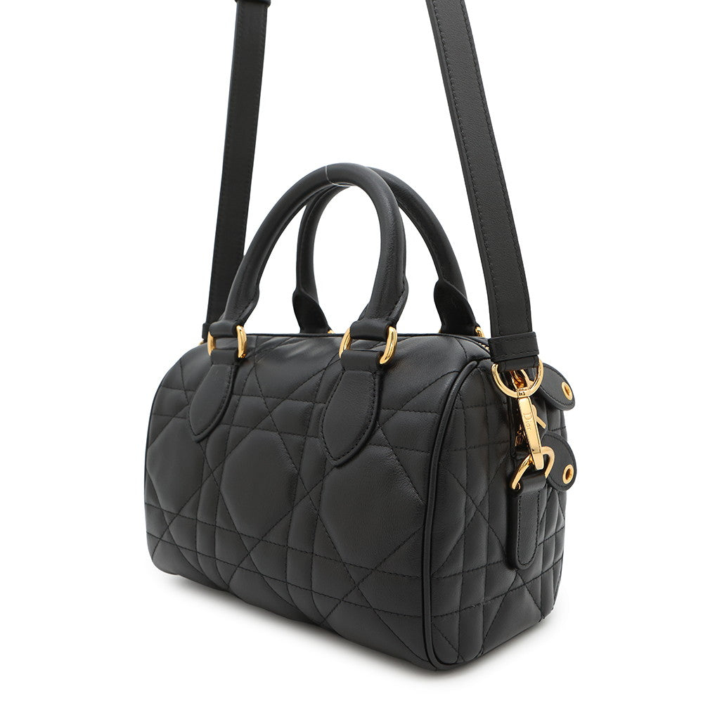 Dior Macrocannage Dior Groove 20 Bag BlackM1364UBOL_M900 Calf Leather Size Small Rovelle Bags