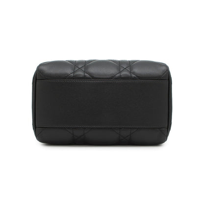Dior Macrocannage Dior Groove 20 Bag BlackM1364UBOL_M900 Calf Leather Size Small Rovelle Bags