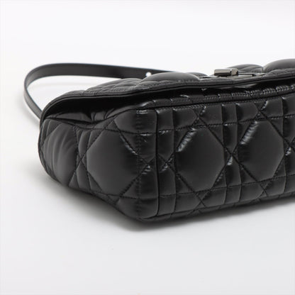 Dior Caro Leather Shoulder Bag Black Rovelle Bags