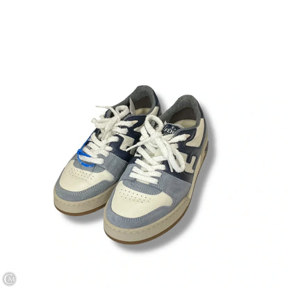 Shoes Luxury Designer By Fendi In Blue & Cream, Size: 9 Rovelle Bags