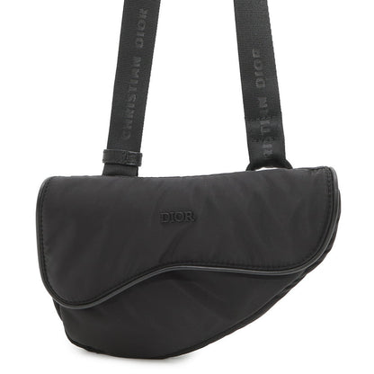 Dior Saddle Shoulder Black Nylon Rovelle Bags