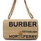 BURBERRY Horseferry Print Small Lola Beige8030229 Raffia Leather
