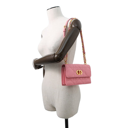 Dior Miss Caro ChainShoulder Bag PinkS5169UDAX Leather Rovelle Bags