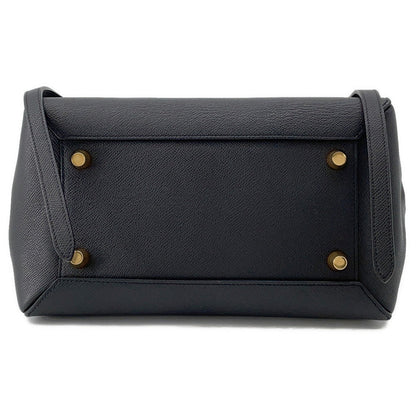 CELINE Belt bag Black Leather Size Mini