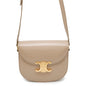 CELINE Buzas Triomphe Shoulder Bag Beige110413BF4 Leather