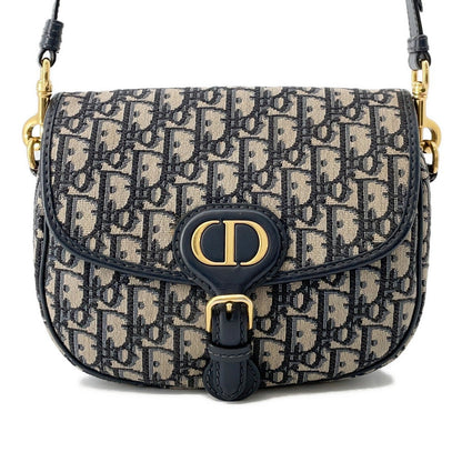 Dior Oblique Bobby Shoulder Bag NavyM9319UTZQ Canvas Leather Rovelle Bags