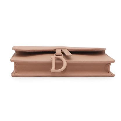 Dior Saddle belt pouch PinkS5619CBAA Leather Rovelle Bags