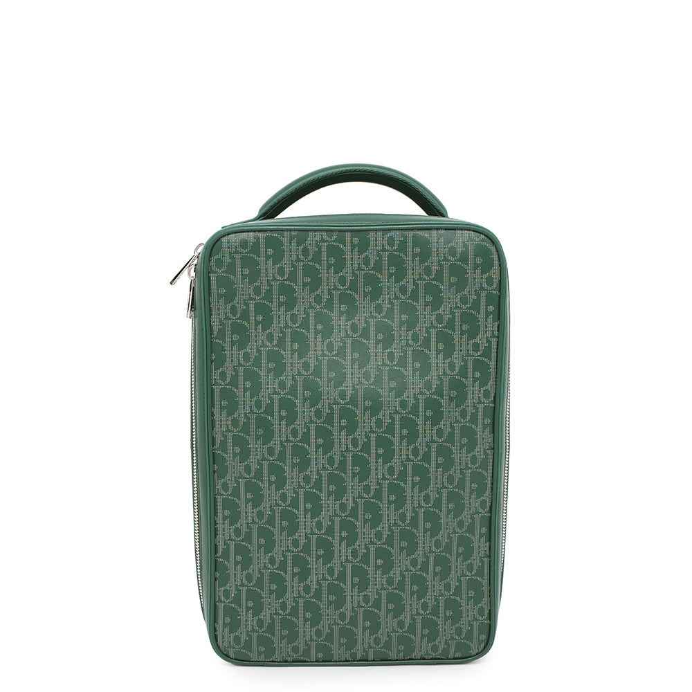 Dior Oblique World Tour Sling Bag Green1ESME143CLP Leather Fabric Rovelle Bags