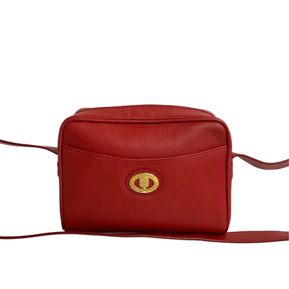 Burberry Brand Leather Red Shoulder Bag Style 5