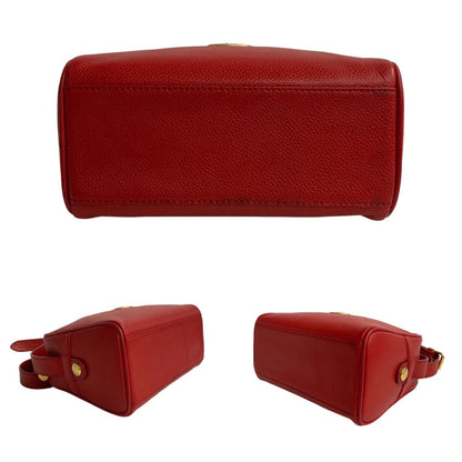 Burberry Brand Leather Red Shoulder Bag Style 5