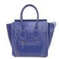 CELINE Luggage shopper Blue189793 Leather Size micro