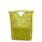 Bottega Veneta Point Top Handle Bag Green690634 Polyurethane Leather