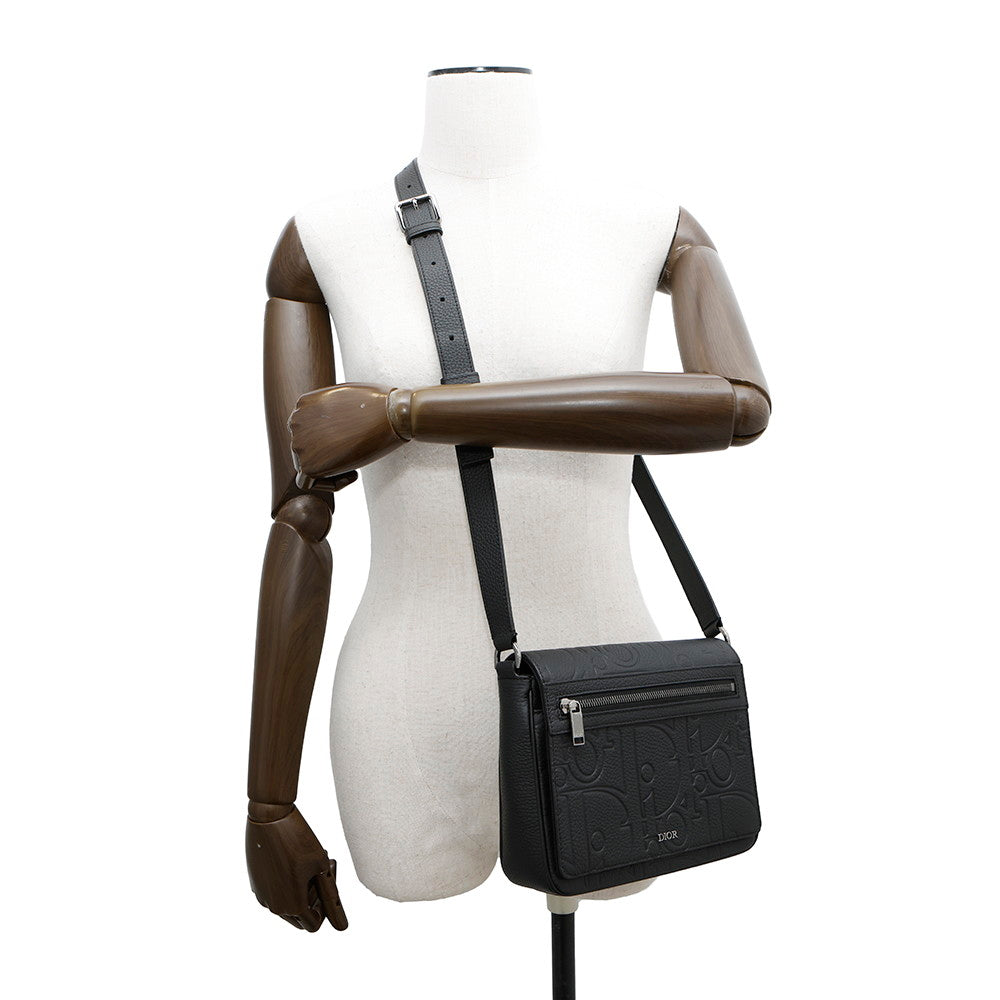 Dior Gravity Messenger Bag Black1ESPO329LLG_H00N Leather Rovelle Bags